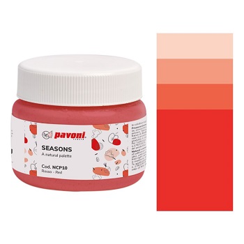 Pavoni Seasons Natural Colouring Powder - Red - 80g